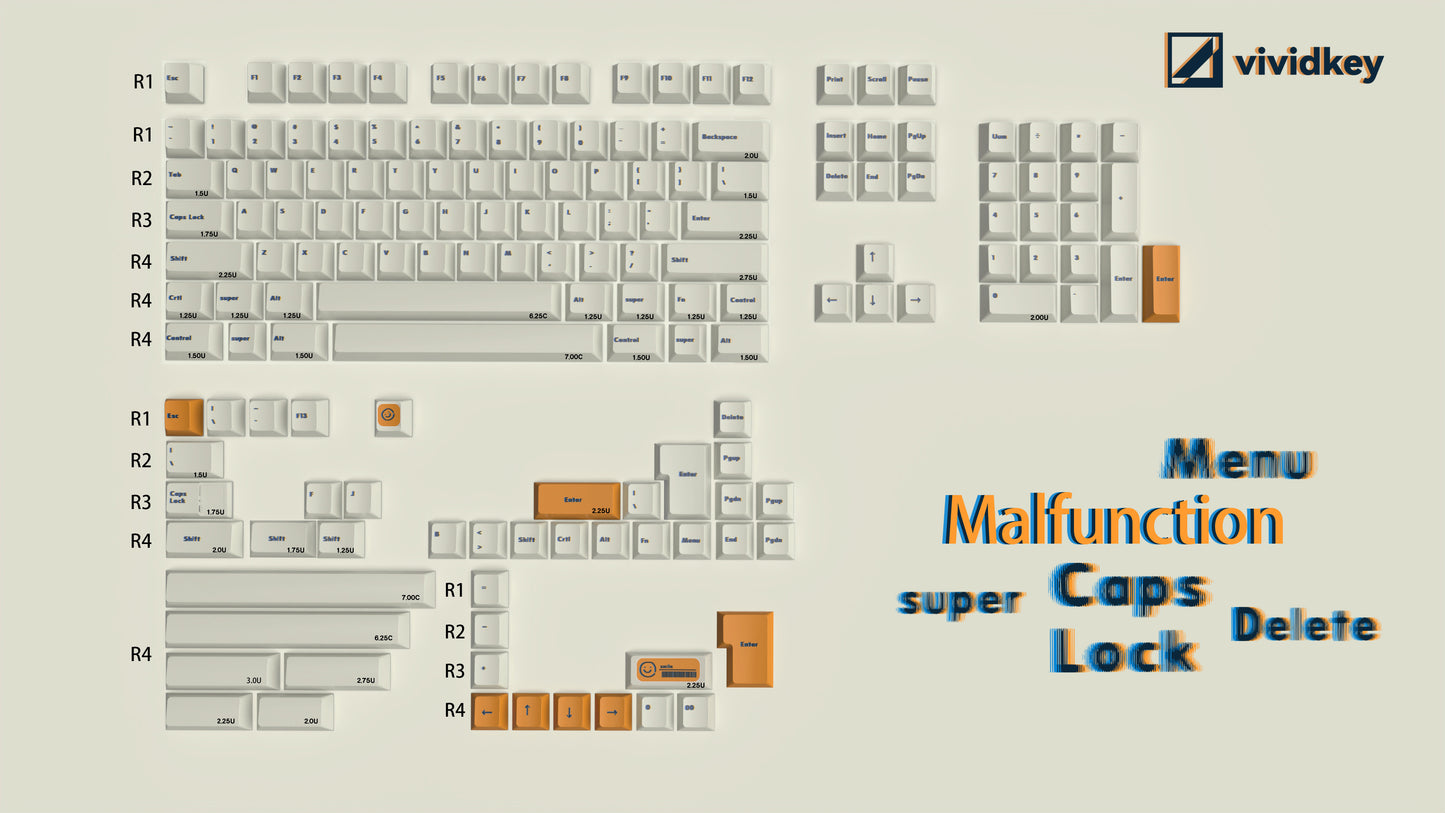 【In stock】Malfunction keycaps