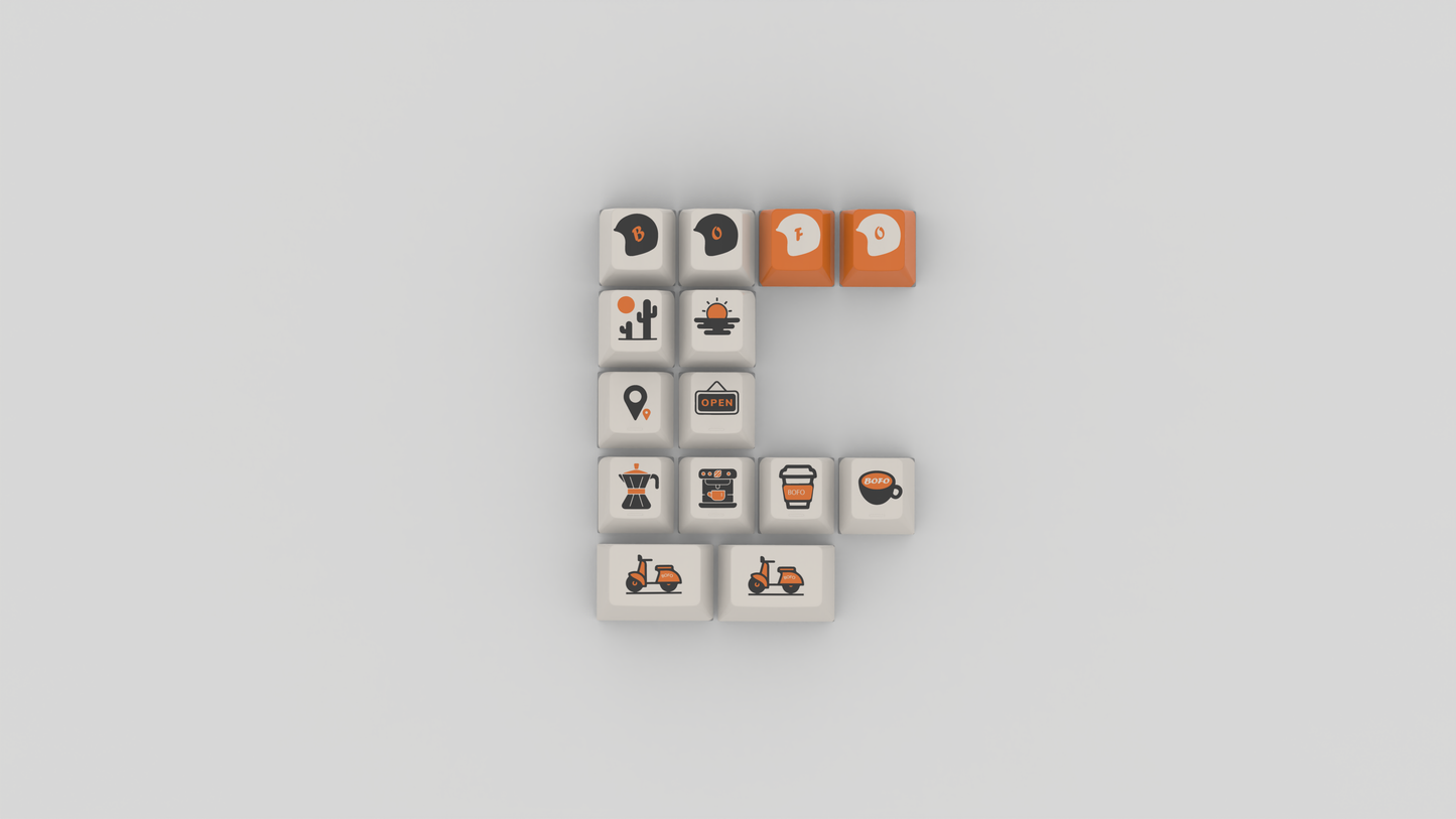 【In stock】Vividkey Bofo Cafe keycaps